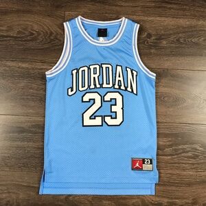 Air Jordan Kids’ Jordan 23 Sporty Style University Blue Basketball Jersey Size S